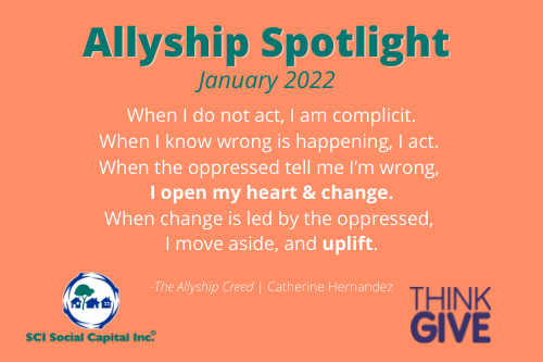 Allyship Spotlight: January 2022